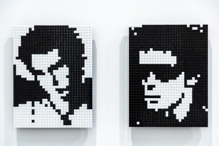 "Triple Trouble" exposition de Invader, Shepard Fairey et Damien Hirst à la Newport Street Gallery du 10 octobre 2025 au 29 mars 2026