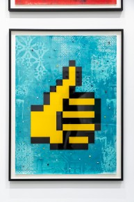 "Triple Trouble" exposition de Invader, Shepard Fairey et Damien Hirst à la Newport Street Gallery du 10 octobre 2025 au 29 mars 2026