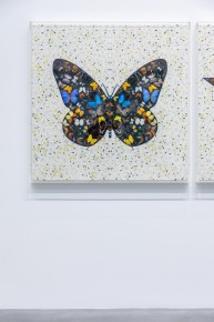 "Triple Trouble" exposition de Invader, Shepard Fairey et Damien Hirst à la Newport Street Gallery du 10 octobre 2025 au 29 mars 2026