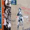 Grafs, pochoirs et affiches sur les murs de Paris