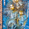 Pochoirs de C215 sur les murs de Vitry-sur-Seine