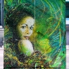 Pochoirs de C215 sur les murs de Paris