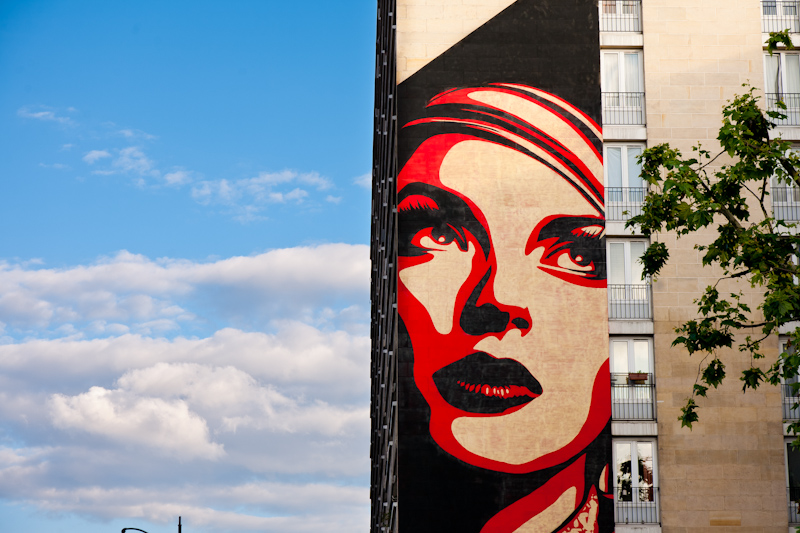 Shepard Fairey - Rue Jeanne d'Arc 13è - Juin 2012