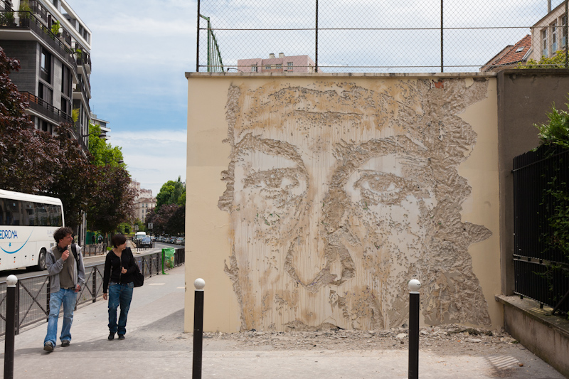 Vhils à Paris - Juin 2012