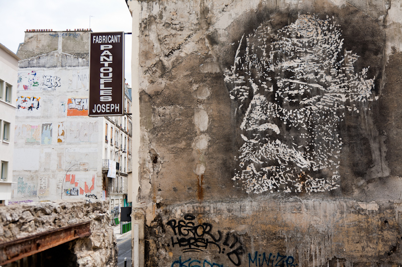 Vhils à Paris - Juin 2012