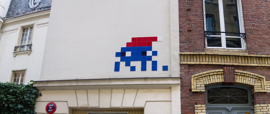 Santa Claus by Invader - Janvier 2013