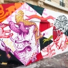 Graffitis sur les murs de Paris