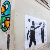 Grafs, pochoirs et affiches sur les murs de Paris