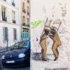 Grafs, pochoirs et affiches sur les murs de Paris