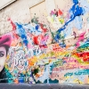 Graffitis sur les murs de Paris