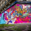 Grafs, pochoirs et affiches sur les murs de Paris