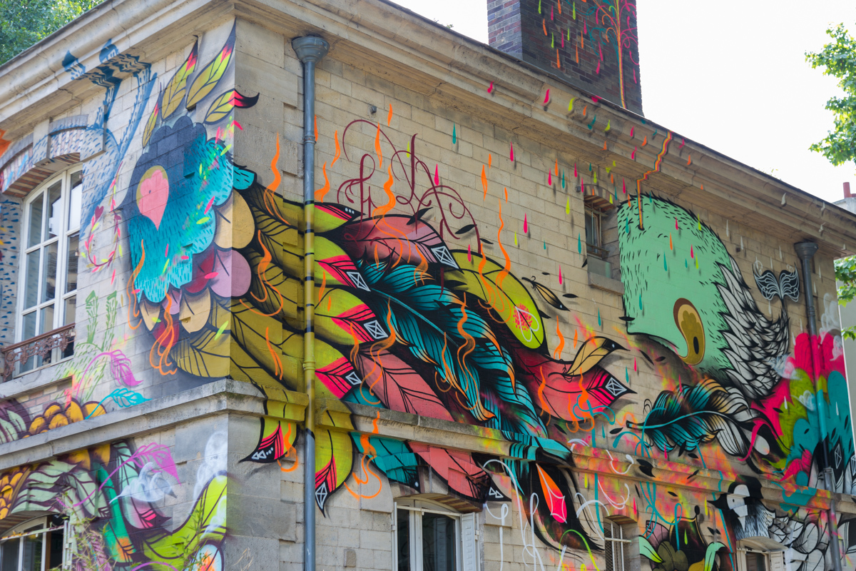 Alëxone et Supakitch sur le canal - Paris - Mai 2014