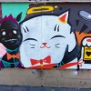 Graffitis sur les murs de Paris