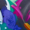 Graffitis sur les murs de Paris