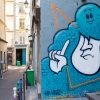 Graffitis sur les murs de Paris