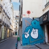 Graffitis sur les murs de Paris