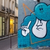 Graffitis sur les murs de Paris