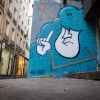 Graffitis sur les murs de Paris