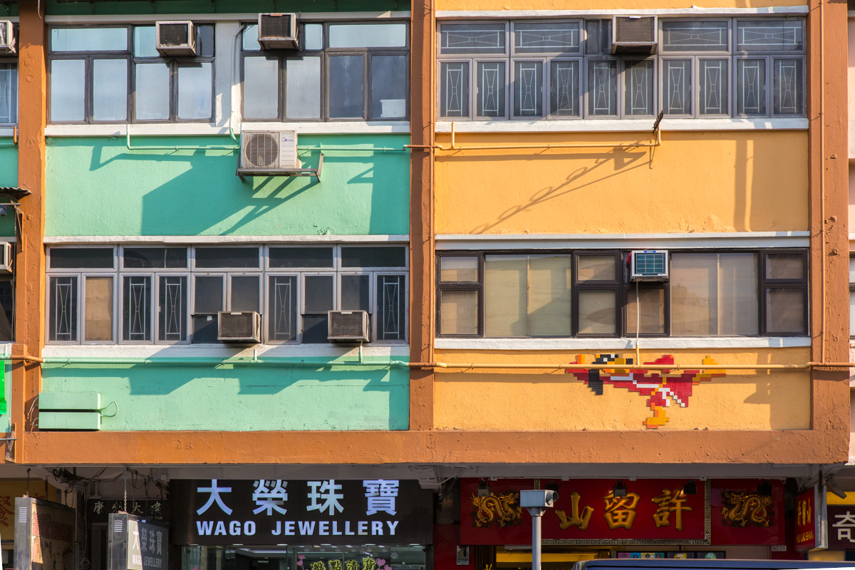 Invader à Hong Kong - Mai 2015