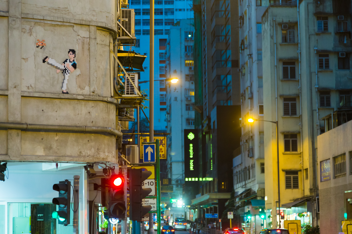 Invader à Hong Kong - Mai 2015