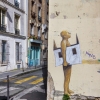 Grafs, pochoirs et affiches sur les murs de Paris