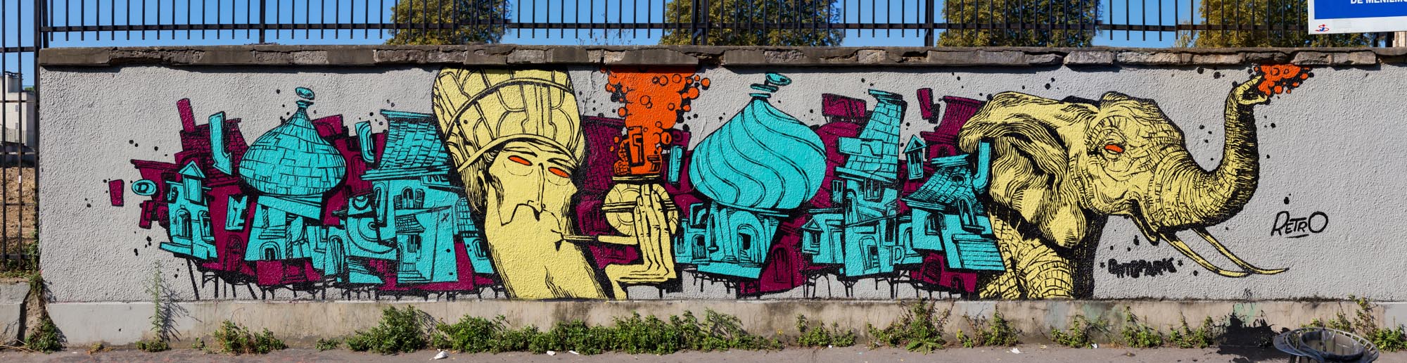 Rétro graffitism - Septembre 2016
