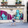 Graffitis sur les murs de Paris