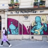 Graffitis sur les murs de Paris