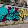 Graffitis sur les murs de Paris