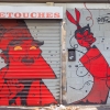 Graffitis sur les murs de Paris