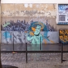 Graffitis sur les murs de Paris