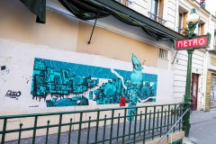 Grafs, pochoirs et affiches sur les murs de Paris