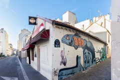 Graffitis sur les murs de Paris