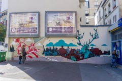 Grafs, pochoirs et affiches sur les murs de Paris