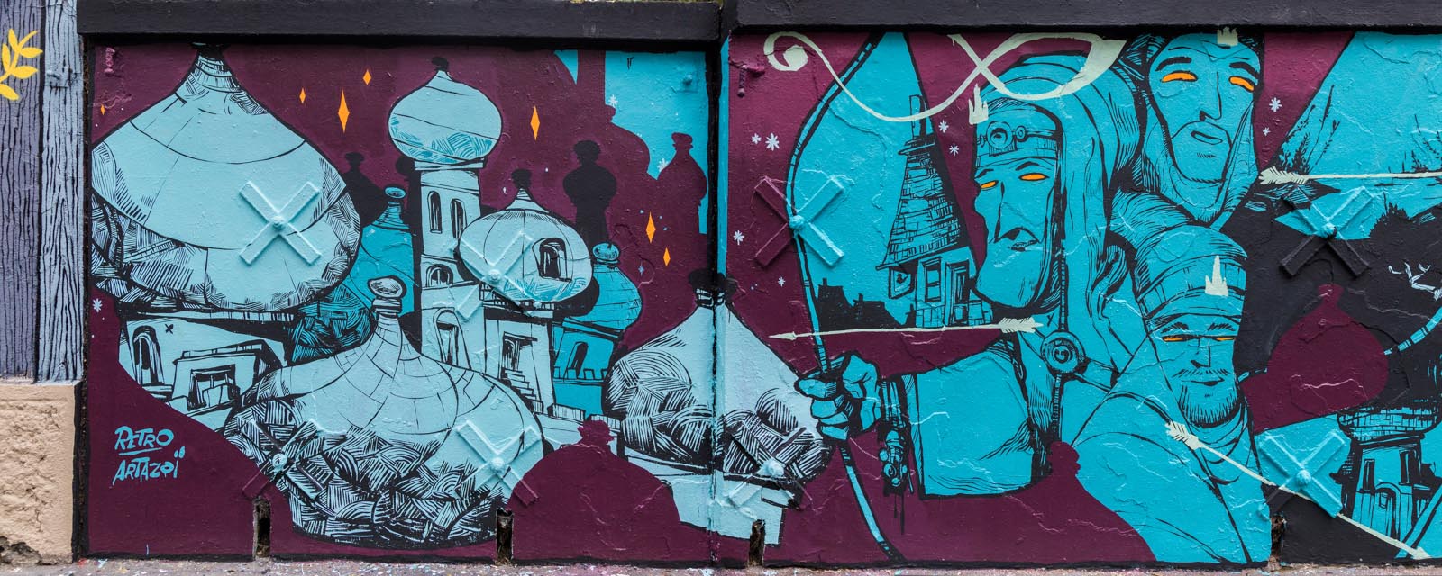 Rétro graffitism - La Princesse Grenouille - Mars 2017