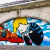 Grafs, pochoirs et affiches sur les murs de Paris