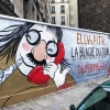 Grafs, pochoirs et affiches sur les murs de Paris