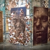 "Fragments urbains" exposition de Vhils au 104