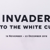 "Into the white cube" exposition de Invader à la galerie Over The Influence