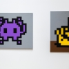 "Into the white cube" exposition de Invader à la galerie Over The Influence