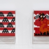 "Into the white cube" exposition de Invader à la galerie Over The Influence