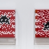 "Into the white cube" exposition de Invader à la galerie Over The Influence