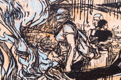 "Time capsule" exposition de Swoon à Fluctuart
