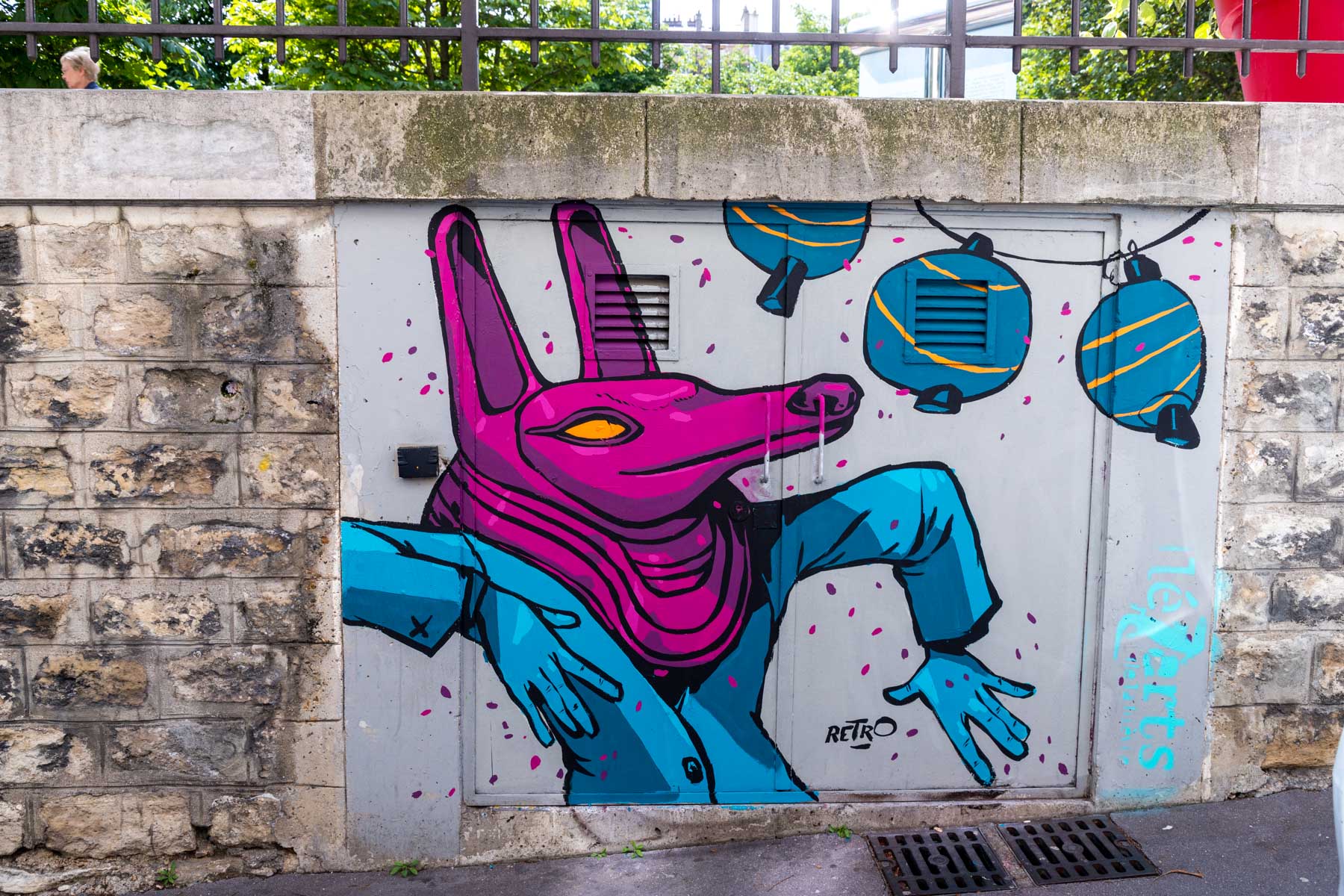 Rétro graffitism pour les Lézarts de la Bièvre - Juin 2019