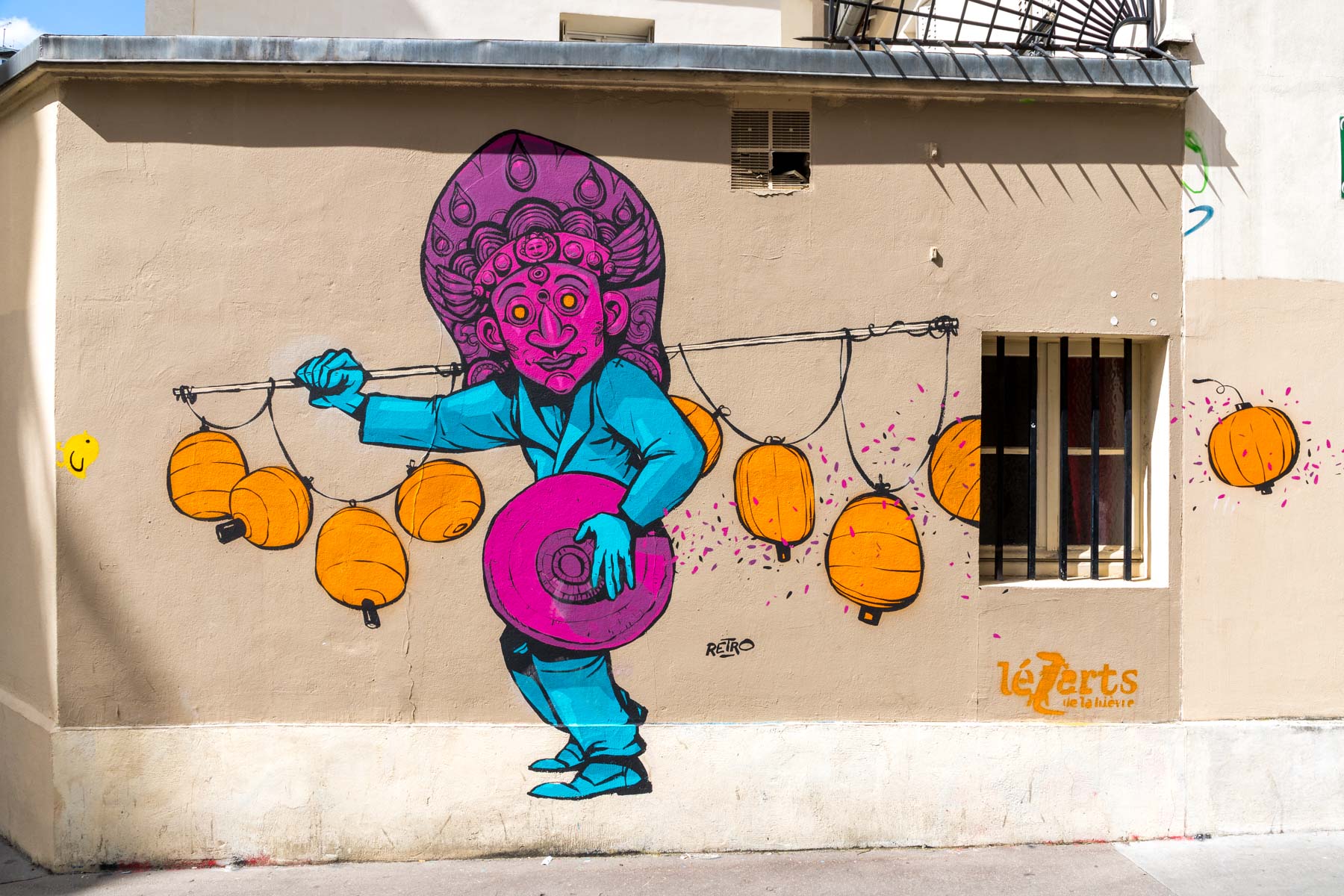 Rétro graffitism pour les Lézarts de la Bièvre - Juin 2019