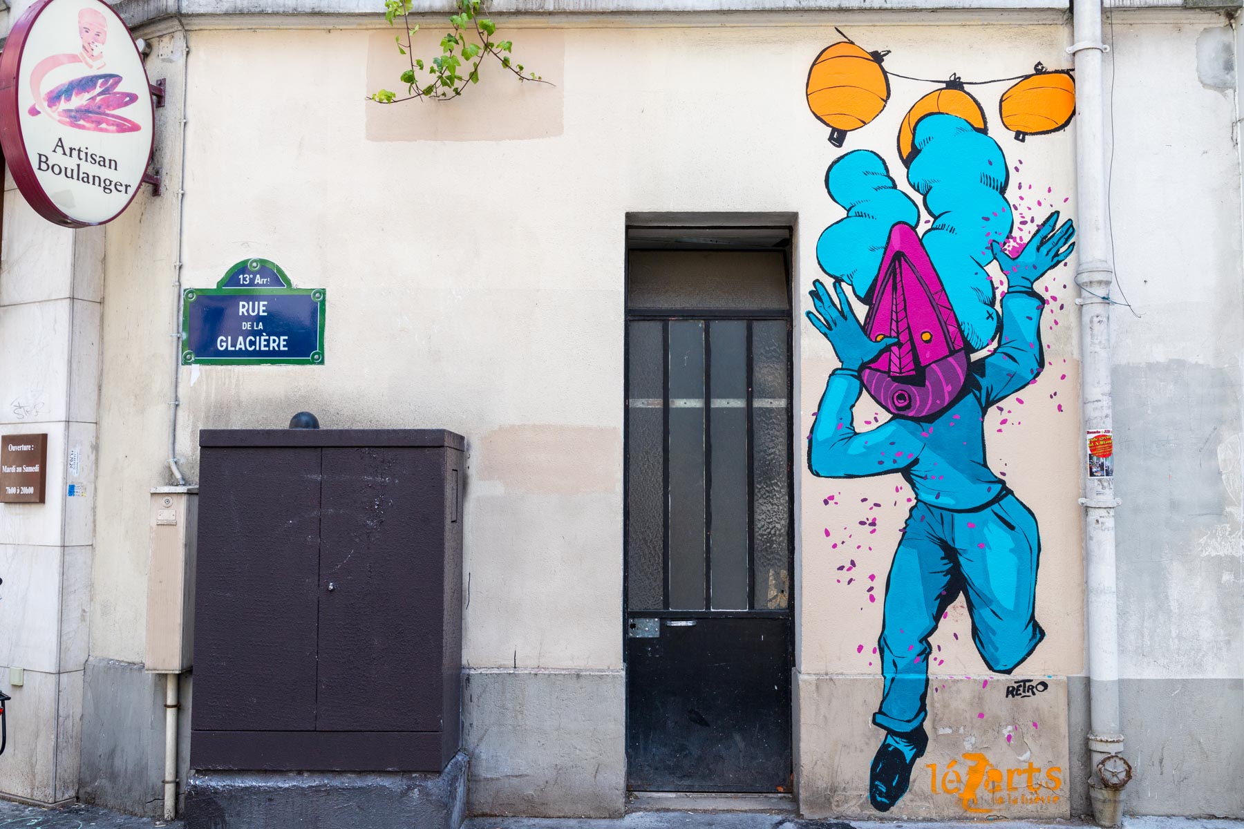 Rétro graffitism pour les Lézarts de la Bièvre - Juin 2019