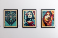 "Facing the giant" exposition de Shepard Fairey à la galerie Itinerrance