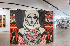 "Facing the giant" exposition de Shepard Fairey à la galerie Itinerrance