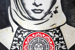 "Facing the giant" exposition de Shepard Fairey à la galerie Itinerrance