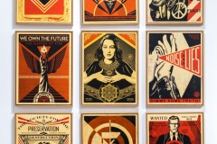 "Facing the giant" exposition de Shepard Fairey à la galerie Itinerrance